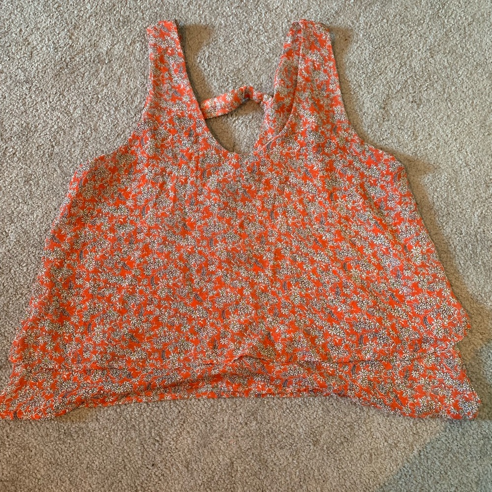 Flowy Floral Tank Top